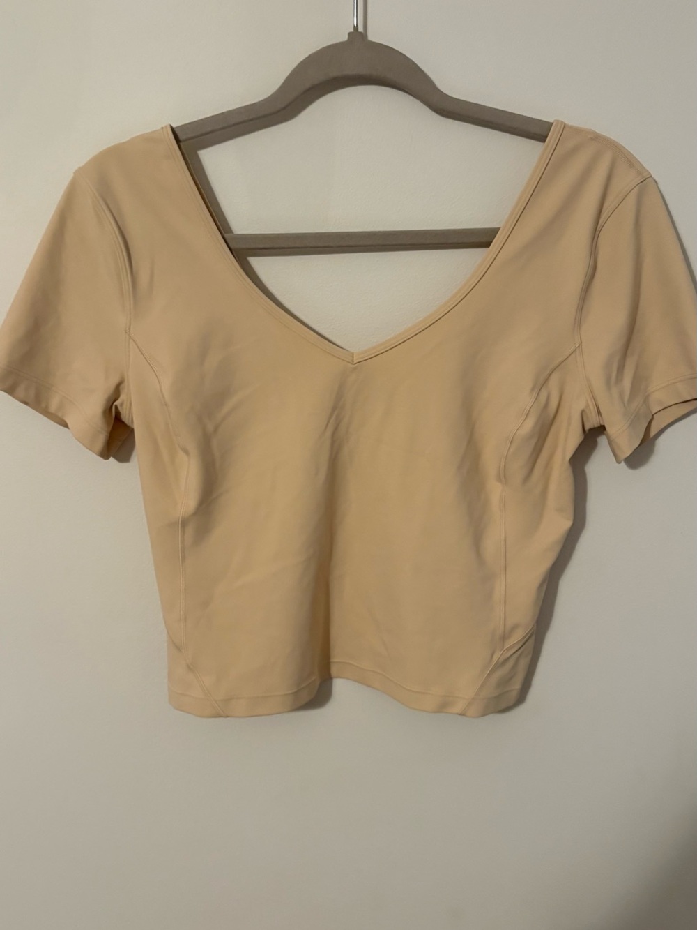 Yellow lululemon short sleeve top